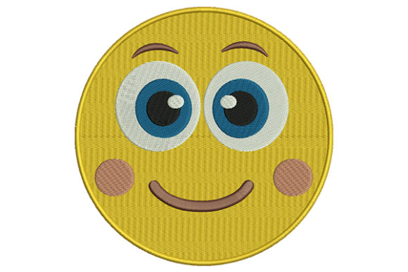 A Professional Review of the Open Eyes Emoji Embroidery Design