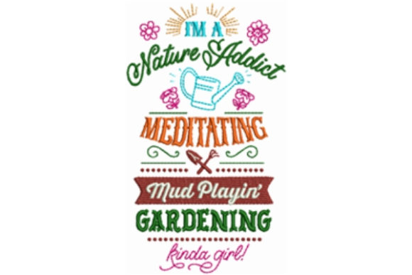 An Expert's Take on the Nature Addict Embroidery Design