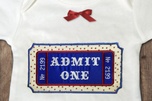Carnival Ticket Applique: A Designer's Guide for Personalized Gifts