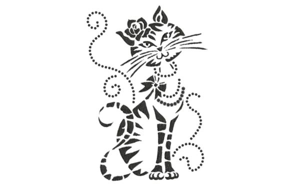 Elegant Cat Embroidery for Meaningful Handmade Gifts