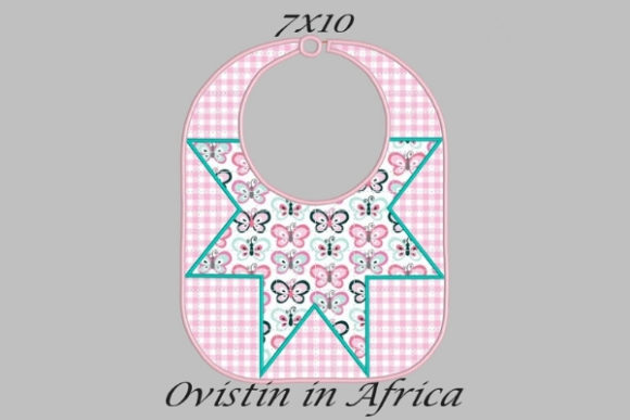 Evaluating the Pink Star Baby Bib Embroidery Design