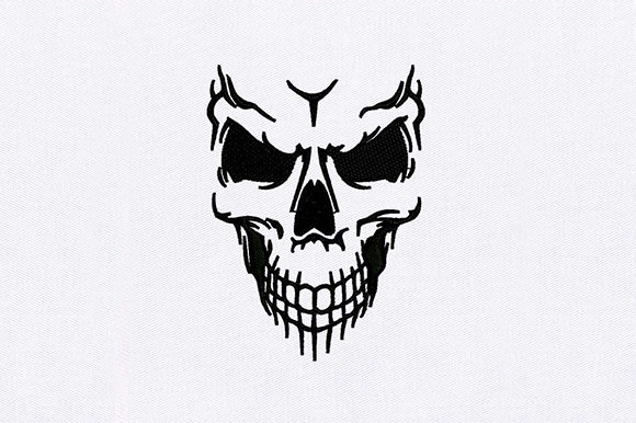 Human Skull Face: A Halloween Embroidery Designer's Review