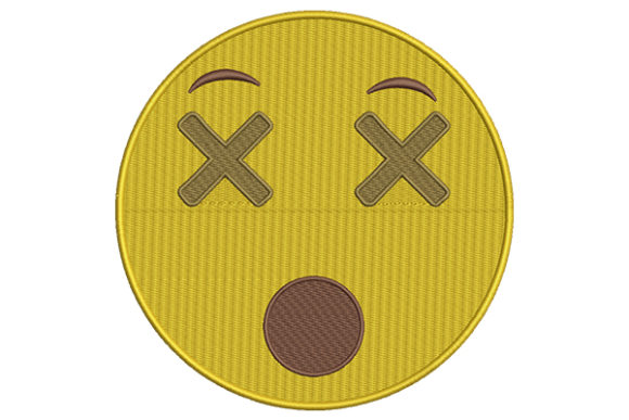 Open Mouth Emoji Embroidery: A Designer's Fair Booth Review