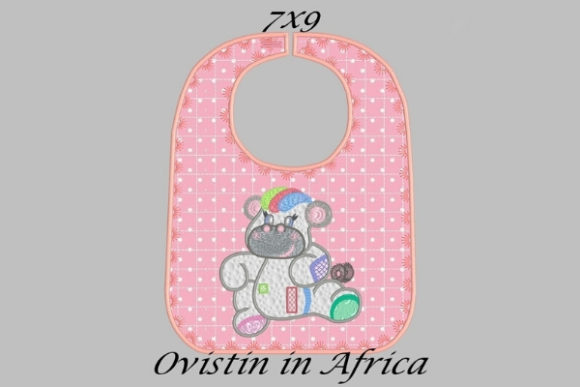 Product Review: Craft Fair Potential of the Cute Pink Baby Hippo Bib