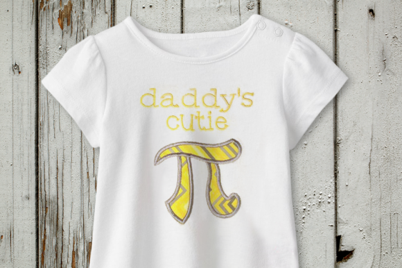 Professional Review: The Daddy's Cutie Pi Applique