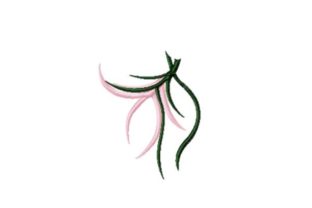 Testing the Pink Maiden Flower Embroidery for Real Projects